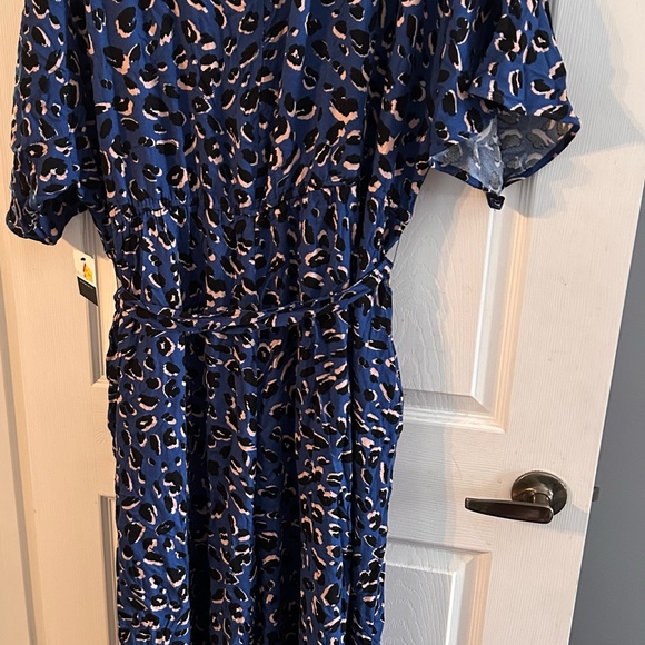 Eloquii Elements leopard print jumpsuit - size 24 - Picture 7 of 7